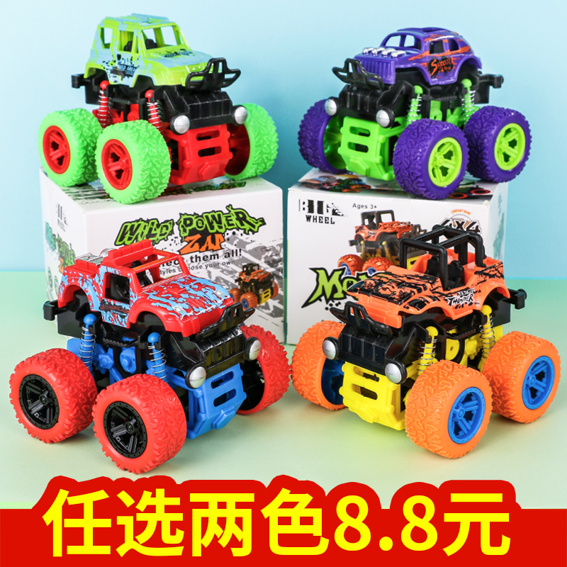 Inertia 4wD Buggy Toy Kids Kids Car PullBack Resistant Toy Car Model Baby Little Boy