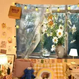 Ins Beautiful Window Landscape Network Red Live фоновые рамки