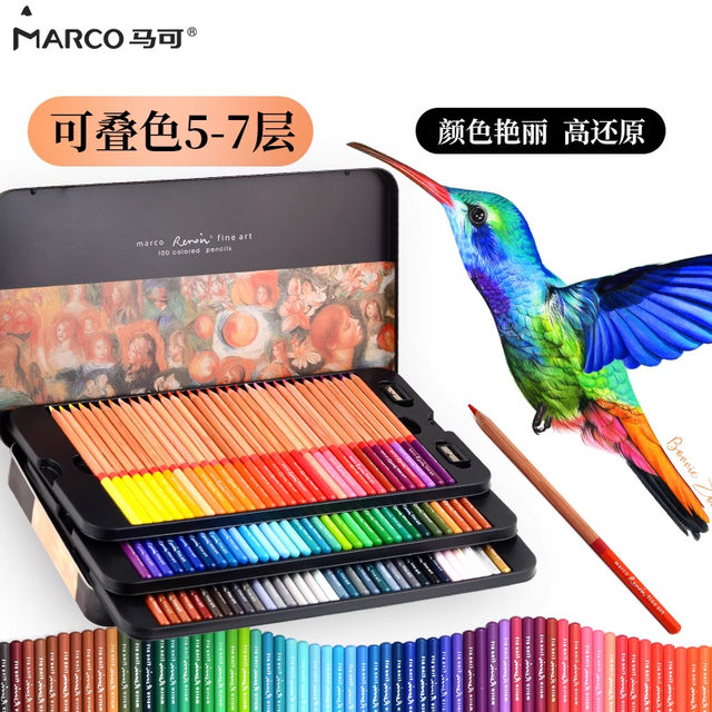 Marco Renoir series colored pencil art special