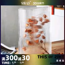 NUDE Turkey Imports Handcrafted Crystal Glass Vases Creative Transparent Living Room Pendulum Design -- An Residence AD 