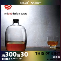 NUDE Turkey Day of the Whisky Wine Jug Foreign Wine Cup Handmade Crystal Glass Whisky Cup -- An Residence AD 