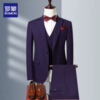 Дворский фиолетовый топ с пряжки+брюки+рубашка+жилет