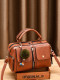 Large-Capacity Women's Handbag and Crossbody Bag 2026 New Fashion Versatile Boston Pillow Bag Commuter Mom Bag