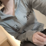 Японский милый осенний приталенный лонгслив с капюшоном, куртка