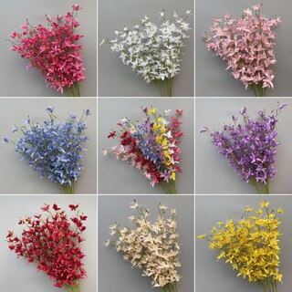 婚礼仿真花材单支虎尾兰仿真花艺婚礼堂吊顶装饰花背景花插花