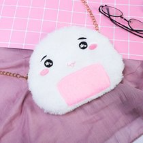 2019 autumn and winter bag crossbody Korean female student cute hairy bag female sweet rice ball shoulder chain small bag