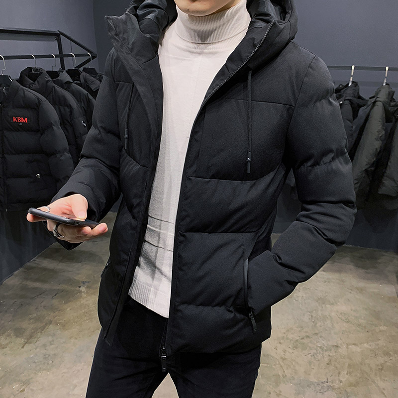 汤督外套男2019新款冬季短款男士棉衣韩版潮流帅气棉服加厚棉袄