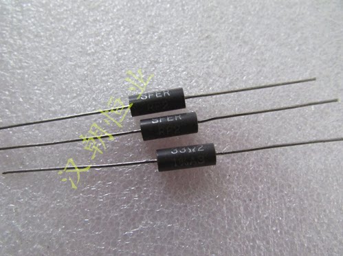 American brand RP2 33 2R 2% 1 5W wire around resistance (inside detail)