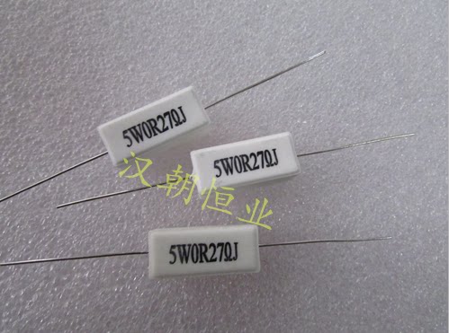 SQP 5W 0 27R 0 27Ωj 5% 5W0R27ΩJ ceramic cement resistor