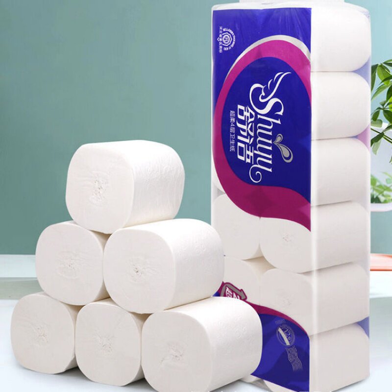 Rolls Toilet Paper Toilet Paper Toilet Paper Mother & Baby Apply Grass Paper Centerless Toilet toilet paper Shu Language Home