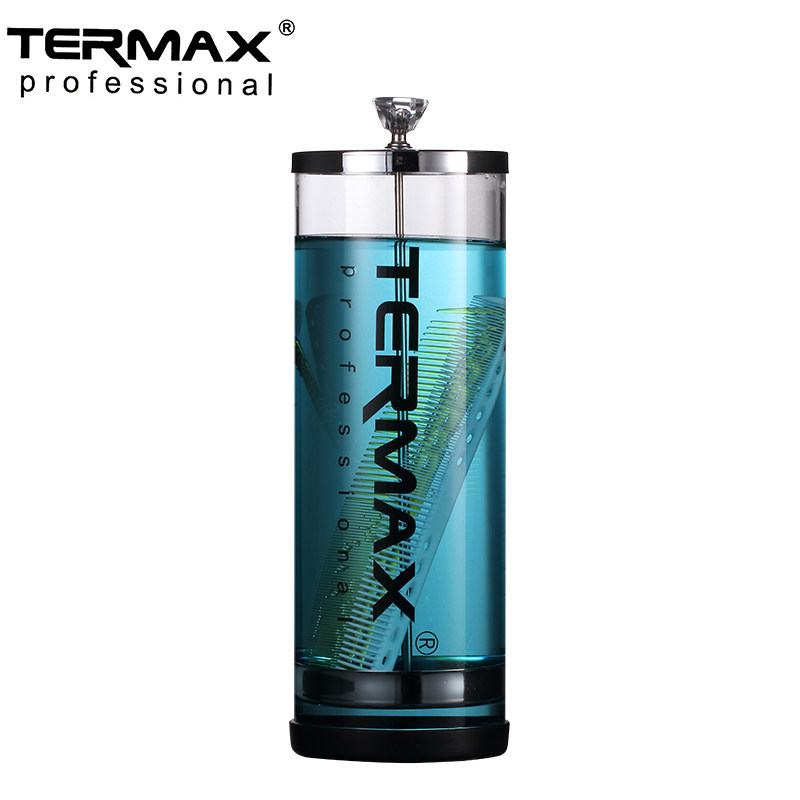 Beauty salon tools disinfection bottle hair salon disinfection powder hairdressing utensils scissors comb disinfection water disinfection glass jar