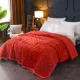 Pha lê cashmere chăn tấm flannel ấm ab phiên bản của rắn giường bìa trượt dày mùa đông chăn giường thảm - Trải giường drap giường 1mx2m