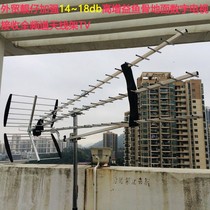 Jova Big Trifork AV 750 receives super high gain ground wave digital TV array antenna 14-18db