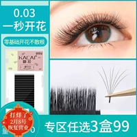 咖彩 Карамельное наращивание ресниц, горный чай, плотные накладные ресницы для ресниц