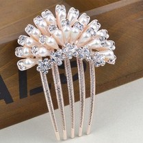 Hairpin bridesmaid temperament plate Hair plate Hair clip plate Hair styling meatball head fixed hair accessories catwalk photo