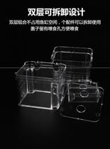 Fish tank isolation class plate fish hatching off-screen yarn net fish filter Split separator Layered fry aquarium micropores