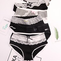 Adult close-fitting girl low-rise soft sister panties Lolita girl heart new middle school student little girl underpants female models