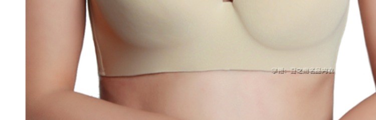 Áo ngực vô hình kích thước lớn phần mỏng nửa cốc ngực lớn đồ lót đám cưới làm đẹp trở lại ống top ngực áo ngực C cup D cup do lot nu