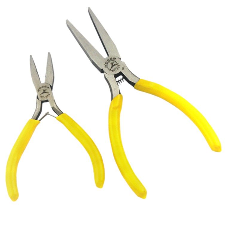 German import flying deer 5 inch 6 inch chrome vanadium steel flat nozzle nippers without teeth flat mouth pliers handmade bead-Taobao