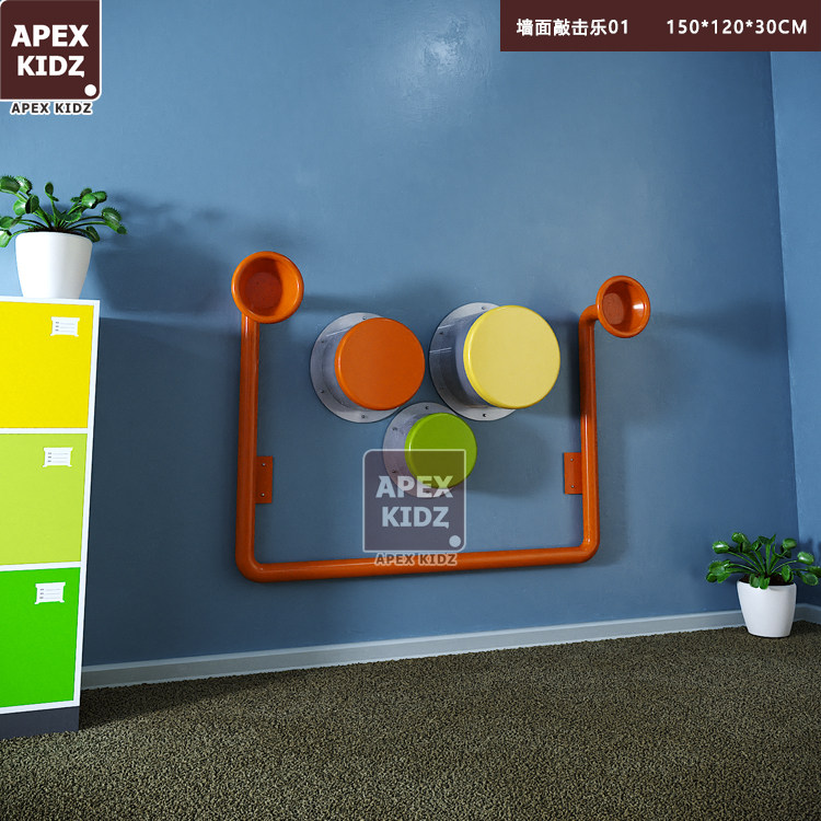 Kindergarten Indoor Science and Technology Museum Knocks Percussion Transmission Sound Cylinder Wall Toy Fairground Sound Play Early Education Centre