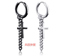 fashion personality men jewelry earrings no ears accessories