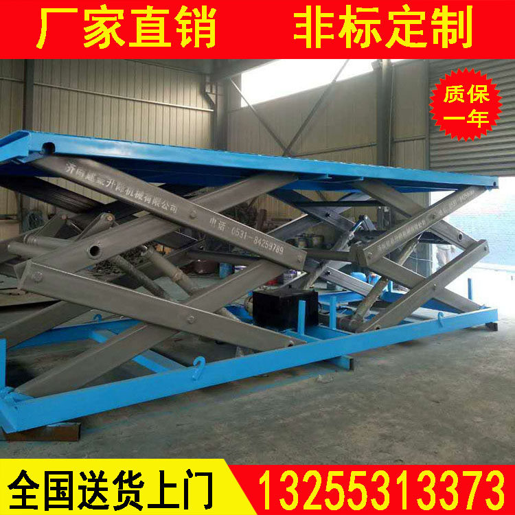 Stationary Lift Platform Electric Hydraulic Freight Elevator Scissor Fork Unloading Lift Car Show Rotary Stage