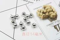 Серебряный браслет из красной нити, медный колокольчик, 15 шт