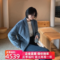 2020 new winter mink fur whole mink coat feminine temperament thin cardigan version young mink grass coat