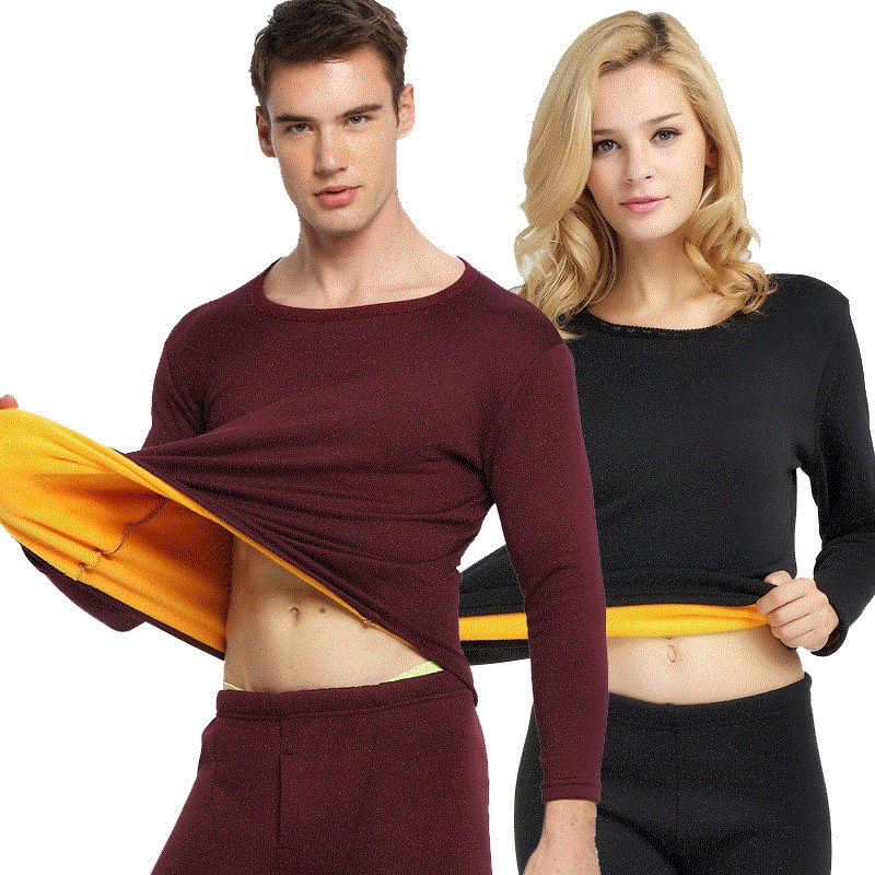 2018 Mens Plus Plus Dày Thu quần bông áo len nữ ấm Underwear Thêm vào Mã dưới Couple 2018.