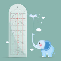 Iron cattle Three increase special measuring ruler