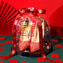 Wedding Shoes Box Ferrule Wedding to hide with lock box Wedding small game Blocking Door to pick up Blocked Door Wedding Shoes Box Whole Demagogue Prop