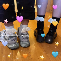 Wings Socks Thin breathable Summer outwear 100 The couple socks worn by the wind and boyfriend of the rapper