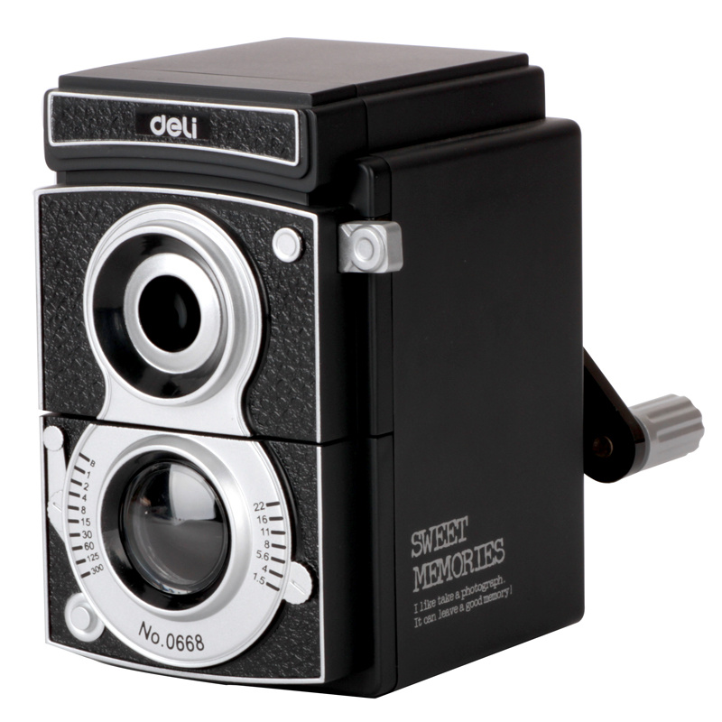 Powerful Pencil Sharpener 0668 Retro Camera Pencil Sharpener Creative Hand Pencil Sharpener Student Gift Pencil Sharpener