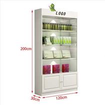 Gift cabinet with lock training class product display cabinet with lock beauty salon product cabinet barber shop display cabinet