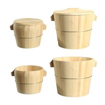 Steamed rice Steamed rice Steamed cedar handmade rice Rice steamer Bamboo Bamboo steamer steamed rice bucket Steamed wooden bucket bucket