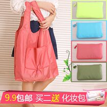 Life Na folding shopping bag Portable large Oxford bag Eco-friendly cloth thickened tote bag Shopping bag fashion