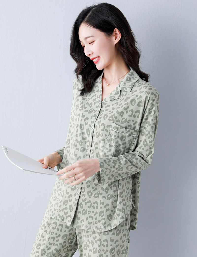 Пижама, весенний летний лонгслив, мягкий комплект, для влюбленных                  