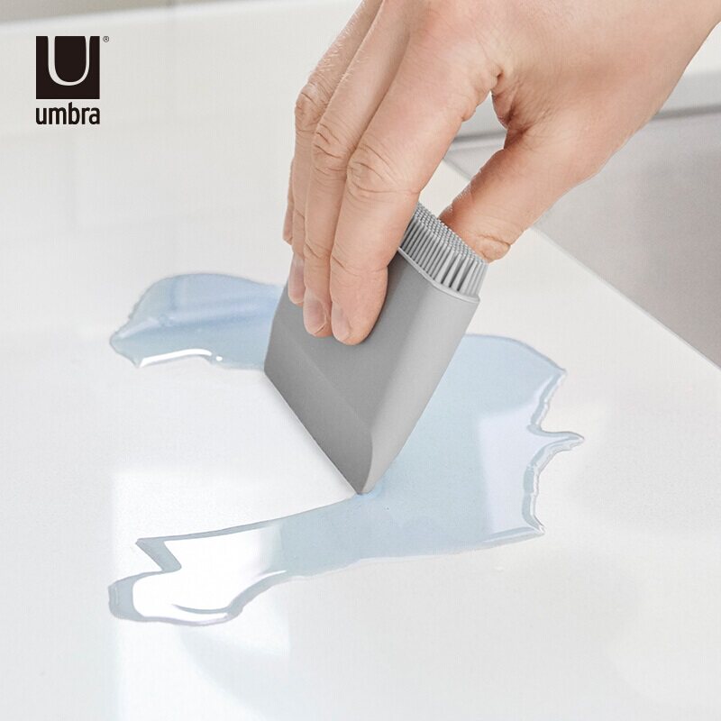 UMBRA's new Filo water stain cleaning scraper glass water mist home multi-functional kitchen wiper gray