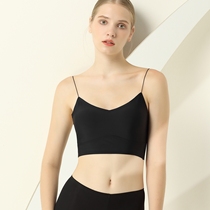 No-scratched underwear woman no steel ring to woo thin piece of sleep bra harness vest type of trowel one-piece glossy bra