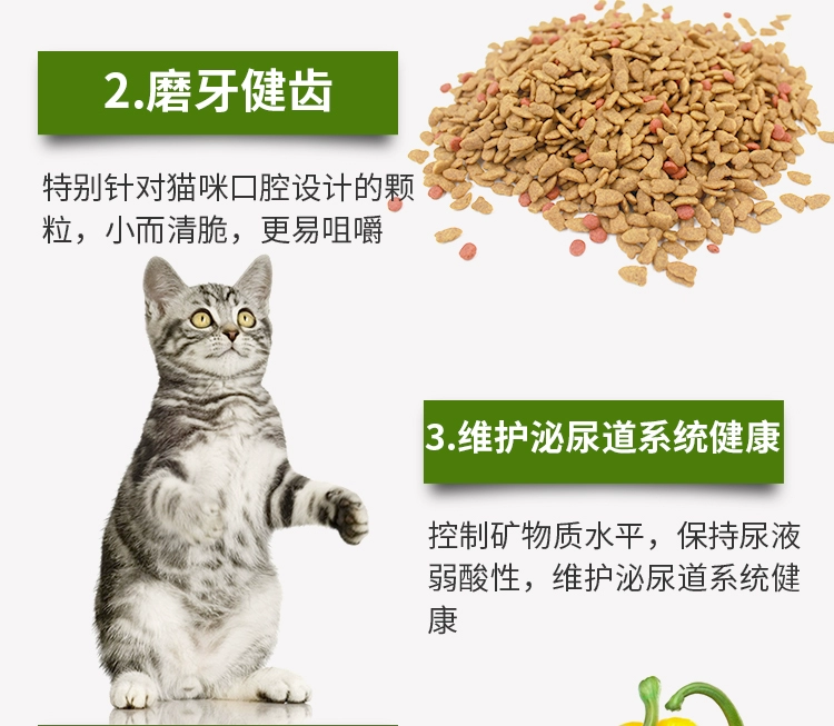 Thức ăn cho mèo trả tiền 5kg cá biển hương vị mèo thức ăn đầy đủ mèo 10 kg - Cat Staples