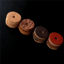 Tibetan Tibetan decoration Pure cowhide spacer Star Moon Diamond Bodhi Beeswax Buddha beads Cowhide gasket Diy bracelet accessories