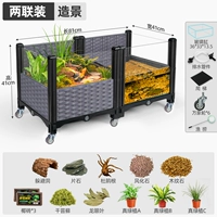 Серый с двумя единицами [пейзаж воды и земли]