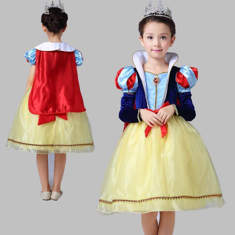 Snow White One Piece Girls High Quality Halloween Festival Birthday Show Tutu Skirt One Generation