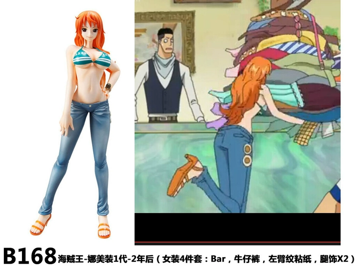 Tùy Chỉnh 
            One Piece Nami Nami Thủy Thủ Mặc Hoạt Hình Cosplay Quần Áo Nữ Sẵn Sàng Hai Năm Sau