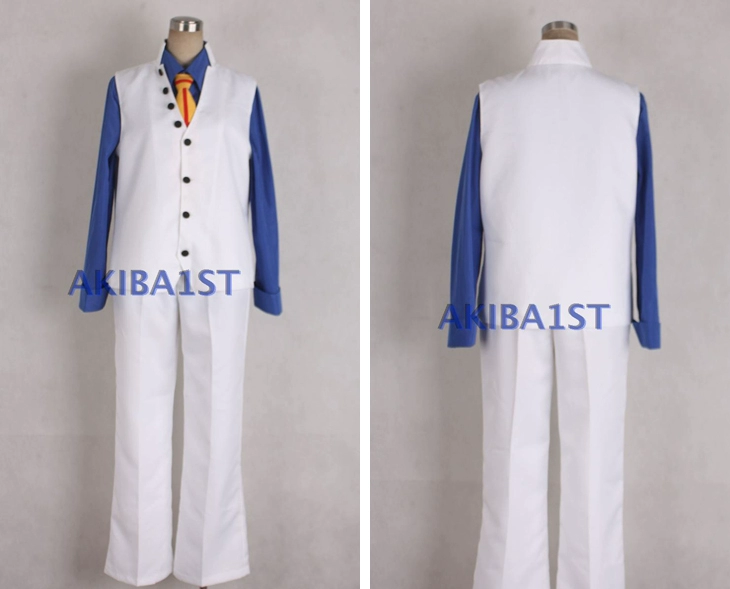 Tùy chỉnh 
            Một Mảnh ban đầu đô đốc thứ ba Aoji Kuzan anime Cosplay quần áo nam