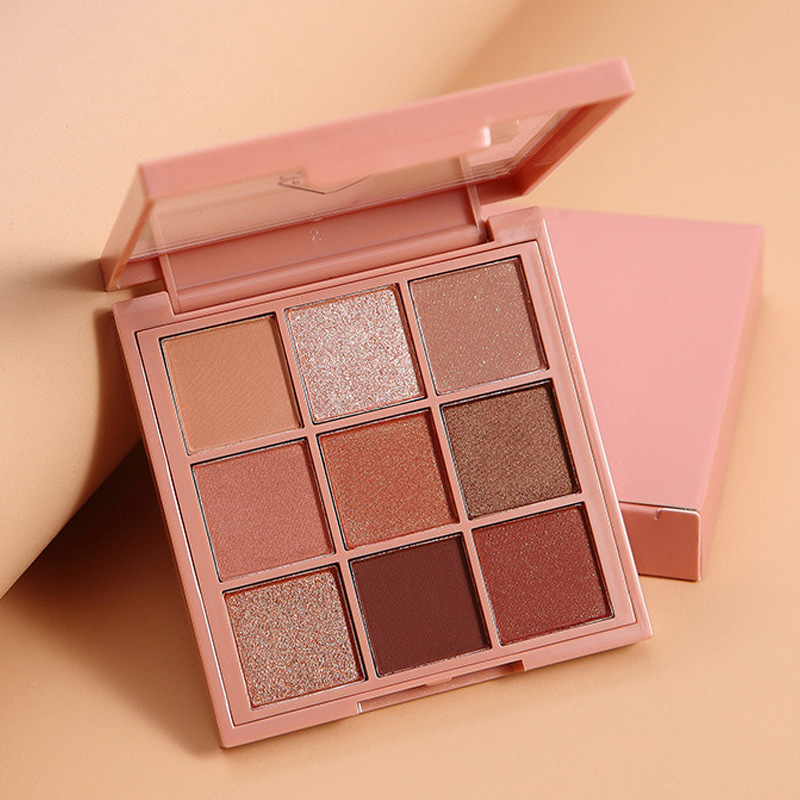 Eye Shadow Pink Pearlescent Matt Bright Sheet Waterproof Small Disc Portable Without Fainting Naked Makeup Persistent Beginners A smear