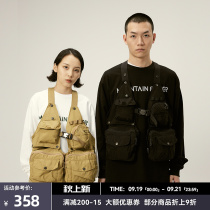 MountainFever mountain multi-wear method detachable FIDLOCK magnet buckle multi-pocket fishing vest