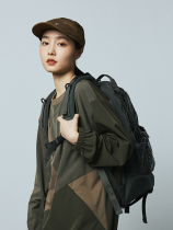 MOUNTAINFEVER 22AW micro-elastic quick-drying climbing cloth irregular color matching pullover sweater