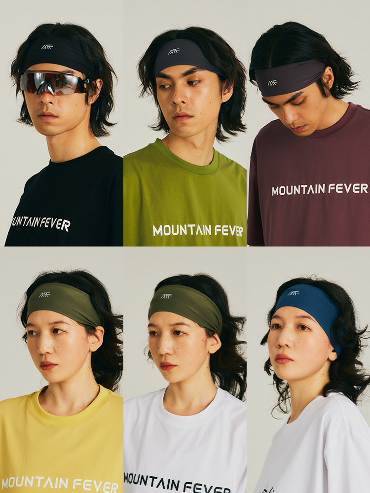 MOUNTAINFEVER urban outdoor sports non-slip guide sweat moisture absorption elastic breathable hair band-Taobao