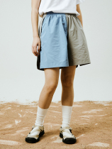 MOUNTAINFEVER SS22 mountain outdoor camping color matching slit zipper pocket shorts